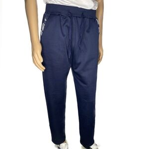 Camo Pocket Lined Sweatpants (Size: 4XL Youth, Color: Navy Blue/Grey)